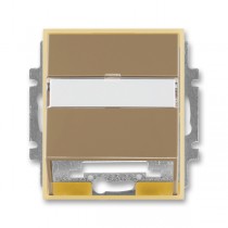 kryt datové zásuvky ELEMENT kávová/ledová opálová 5014E-A00100 25
